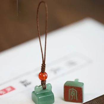 Маленькое ожерелье с печатью, Брелок для мобильного телефона, сумка для подвешивания