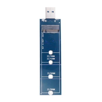 1 шт Карта адаптера M.2 к USB B Ключ M.2 SATA Протокол SSD Адаптер NGFF к USB 3.0 Карта адаптера SSD