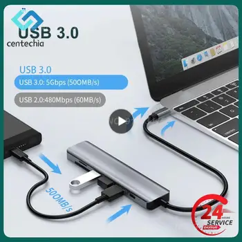 1-5 Шт. C Концентратор Type C до 4K @ 60 HDMI-совместимый для MacBook Air USB3.0 Адаптер для синхронизации данных 100 Вт PD Зарядная док-станция 3 В 1 Разветвитель