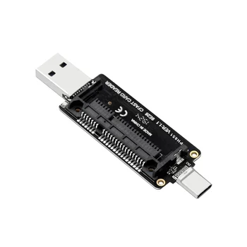 Кард-ридер CFast USB 3.1 Type A + C 10 Гбит/с, быстрый Кард-ридер, Портативная алюминиевая Карта памяти CFast