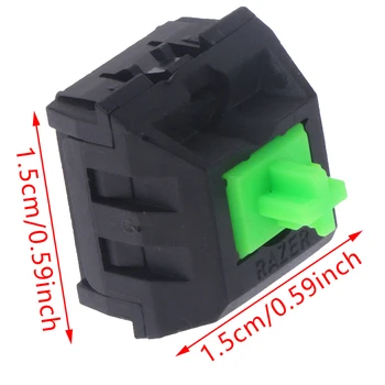 5 шт. зеленых RGB-переключателей для игровой механической клавиатуры Razer Blackwidow Chroma и других С 4-контактным светодиодным переключателем