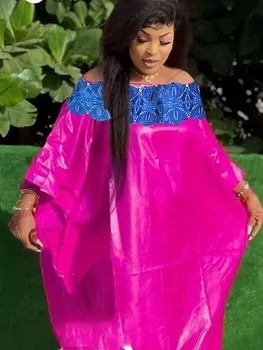 Платье Bazin Riche, элегантное платье для вечеринки в африканском стиле, женская одежда, африканские платья с абайей, Свадебное платье, платье на день рождения для женщин