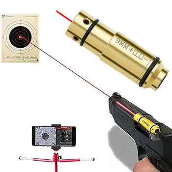 9-миллиметровая лазерная тренировочная пуля с сухим огнем, лазерный тренировочный патрон, тактический красный точечный лазерный тренировочный прицел, охотничьи принадлежности